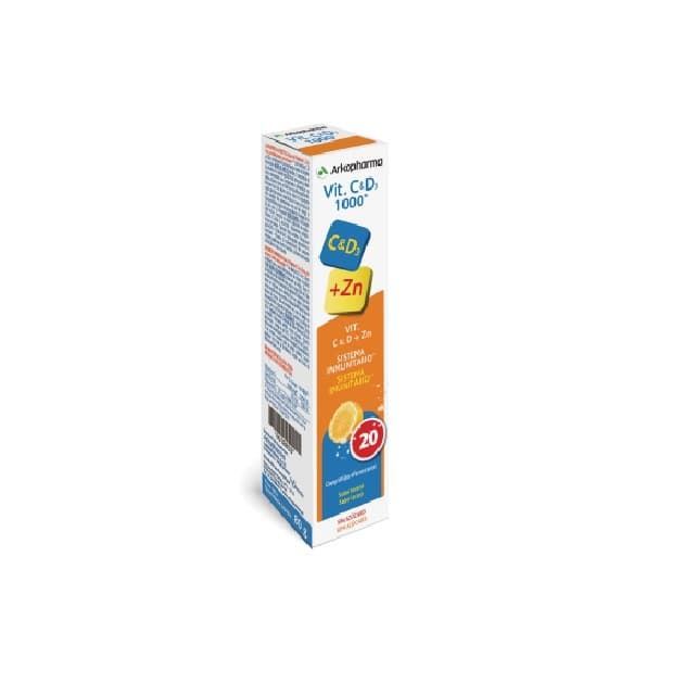 ARKOPHARMA VITAMINA C&D3 + Zinc 3X2 - Imagen 1