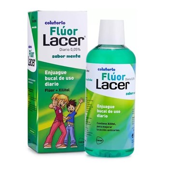COLUTORIO FLÚOR LACER JUNIOR MENTA 500ml - Imagen 1