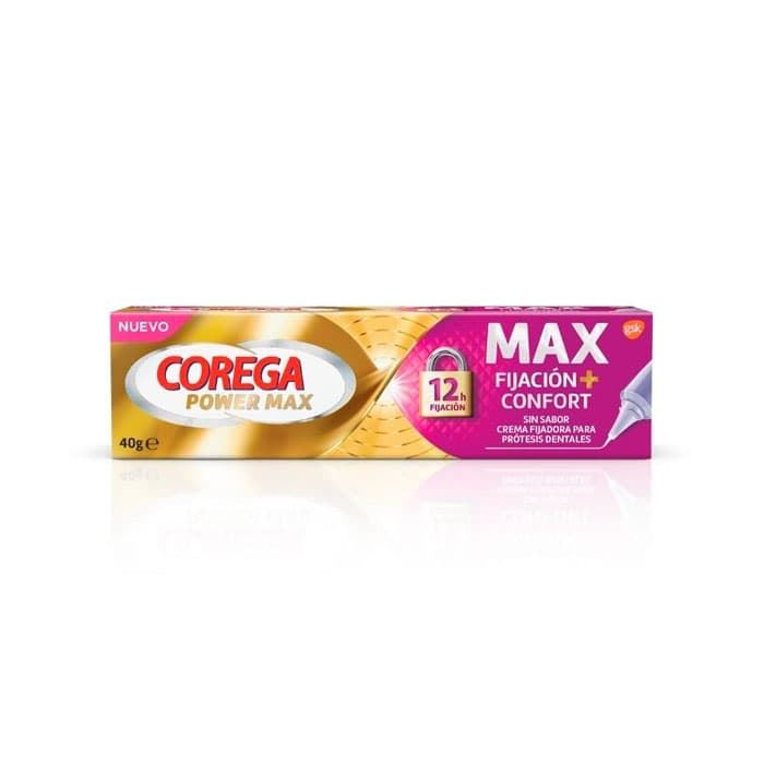 COREGA MAX FIJACIÓN + CONFORT CREMA FIJADORA 40G - Imagen 1