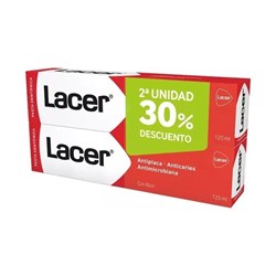 DUPLO PASTA DENTIFRICA LACER 125ML - Imagen 1