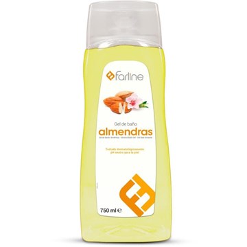 GEL DE BAÑO ALMENDRAS 750ML FARLINE - Imagen 1