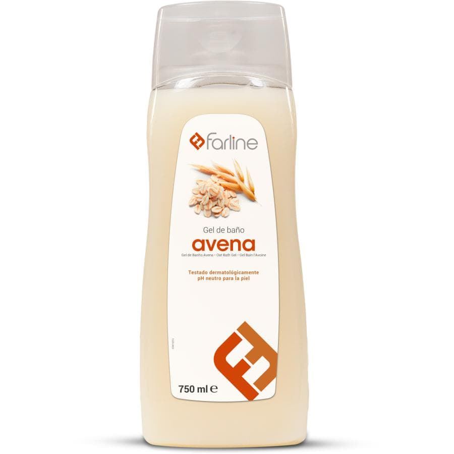 GEL DE BAÑO AVENA 750ML FARLINE - Imagen 1