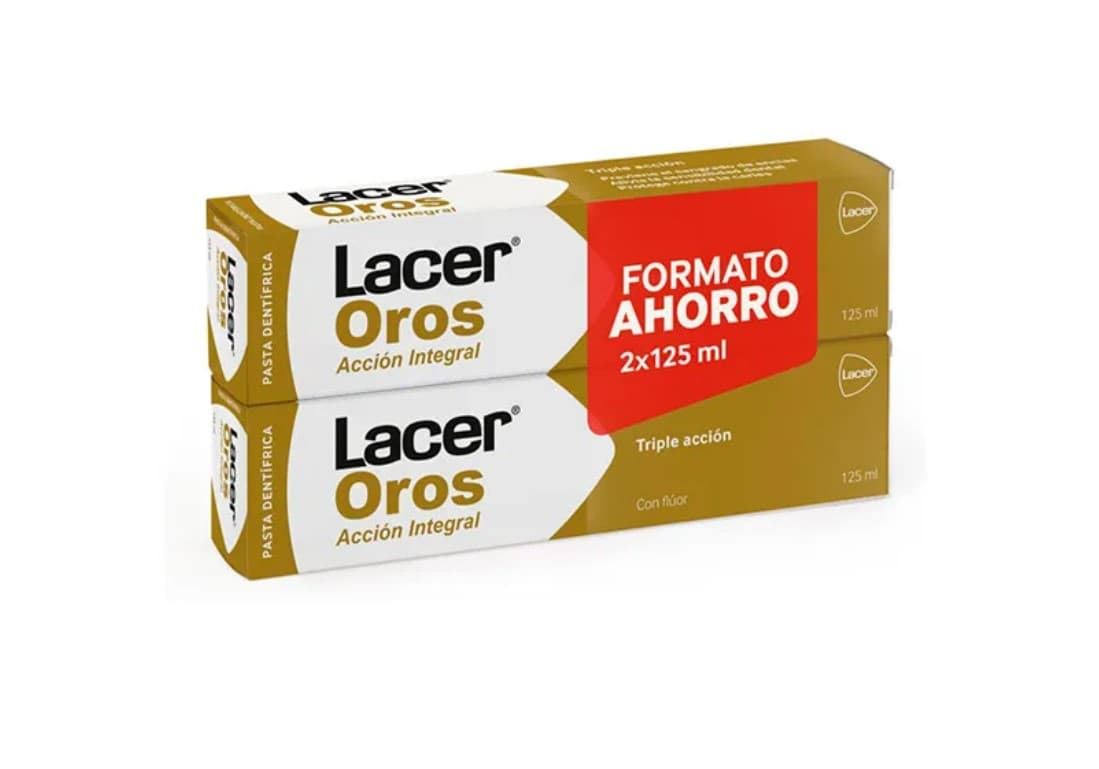 LACER OROS ACCION INTEGRAL PASTA DENTIFRICA 2X125ML - Imagen 1