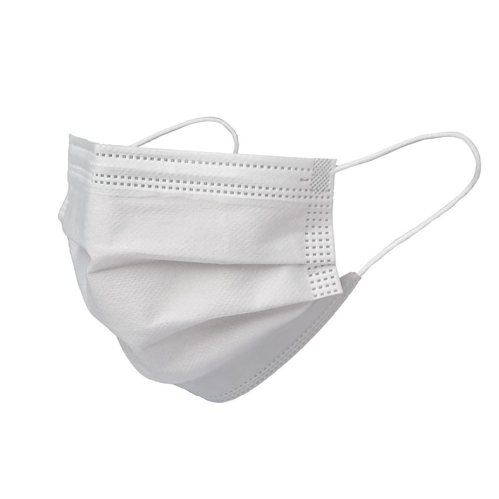 MASCARILLA QUIRURGICA ADULTO BLANCA 10 UNIDADES - Imagen 1