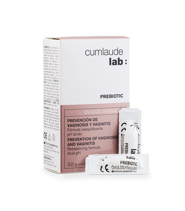 ÓVULOS VAGINALES PREBIOTIC CUMLAUDE LAB - Imagen 1