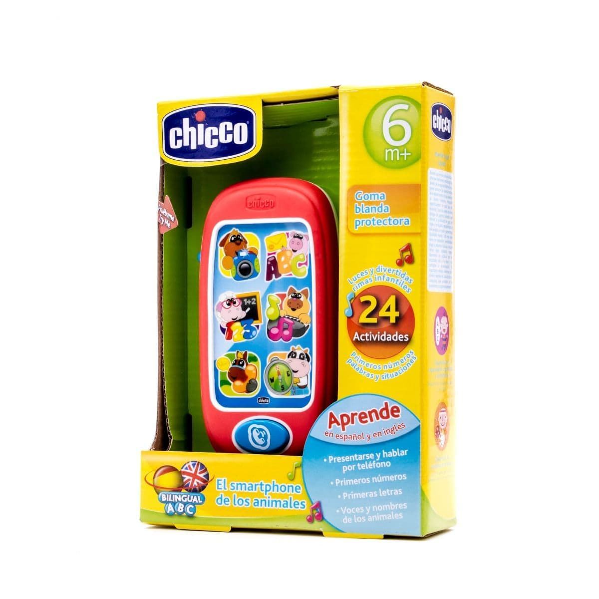 SMARTPHONE DE LOS ANIMALES BILINGUAL +6MESES CHICCO - Imagen 1