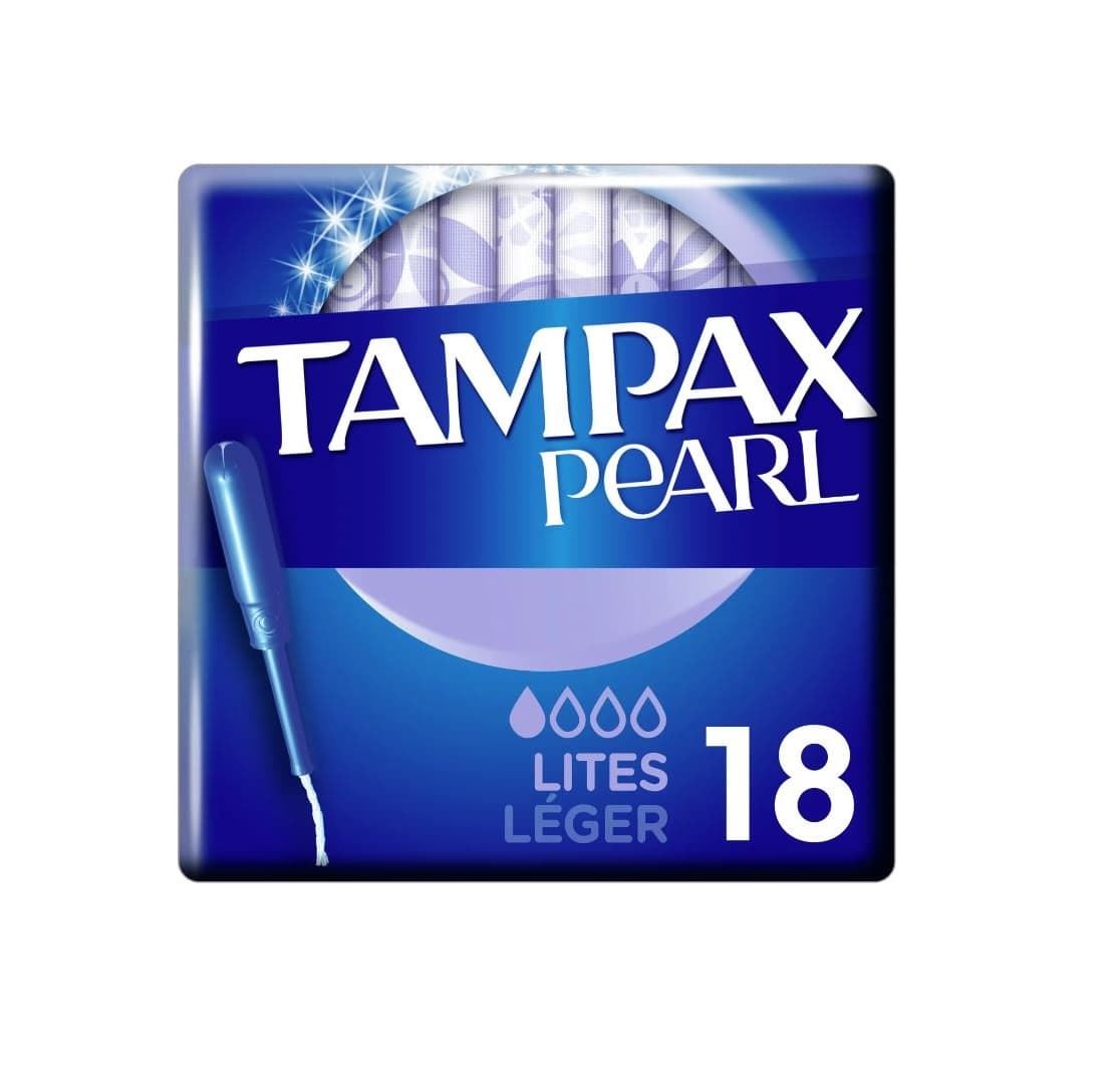 TAMPONES TAMPAX PEARL LITES 18U - Imagen 1